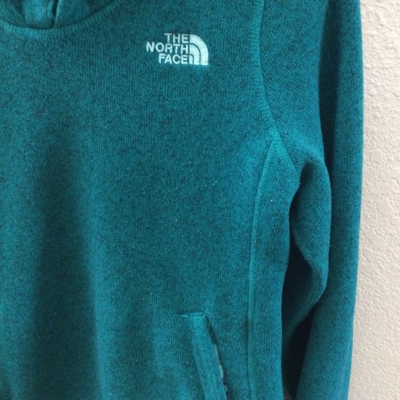 The North Face Women’s Crescent Sunset Hoodie Sz M Green Blue Teal - Picture 4 of 15